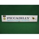 Metal and plastic illuminated tobacconist shop sign for Piccadilly - Britains Finest Cigarette