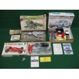 Three large boxed plastic construction kits to comprise: Tamiya 1:12 scale Porsche 934 Turbo RSR (