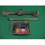 Sunbeam Talbot Lotus parts to include: rear axle complete with diff, brace assemblies, half shafts