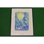 Sally Mace, Limited Edition picture of a mermaid entitled In Deep Water, signed and dated Sally Mace