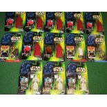 Group of thirteen Star Wars The Power Of The Force carded figures to comprise: seven Emperor's Royal