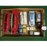 Ten diecast Dinky models to include: 948 Auto Service Car Carrier with Trailer, 105 Maximum Security