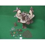 1983 Star Wars Ewok Village with netting, strings, five Ewoks and accessories, unboxed Please note