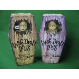 Two handmade porcelain Living Dead Dolls from Mezcotoys, both boxed - 19" x 10" x 4.5" Please note