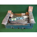 Box of assorted manifold gaskets some labelled ie Triumph Herald, Hillman Avenger, Allegro and