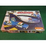 Matchbox Powertrack Race & Chase set with Police car and Corvette Stingray, boxed Please note