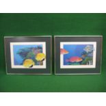 Jo Anne Hook, pair of Limited Edition coloured prints Nos, 598/900 and 744/900 titled Dotty Backs