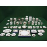 Good collection of Royal Albert Wedgwood, Coalport, Minton and Aynsley ceramics to include:
