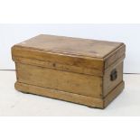 Victorian pine blanket box