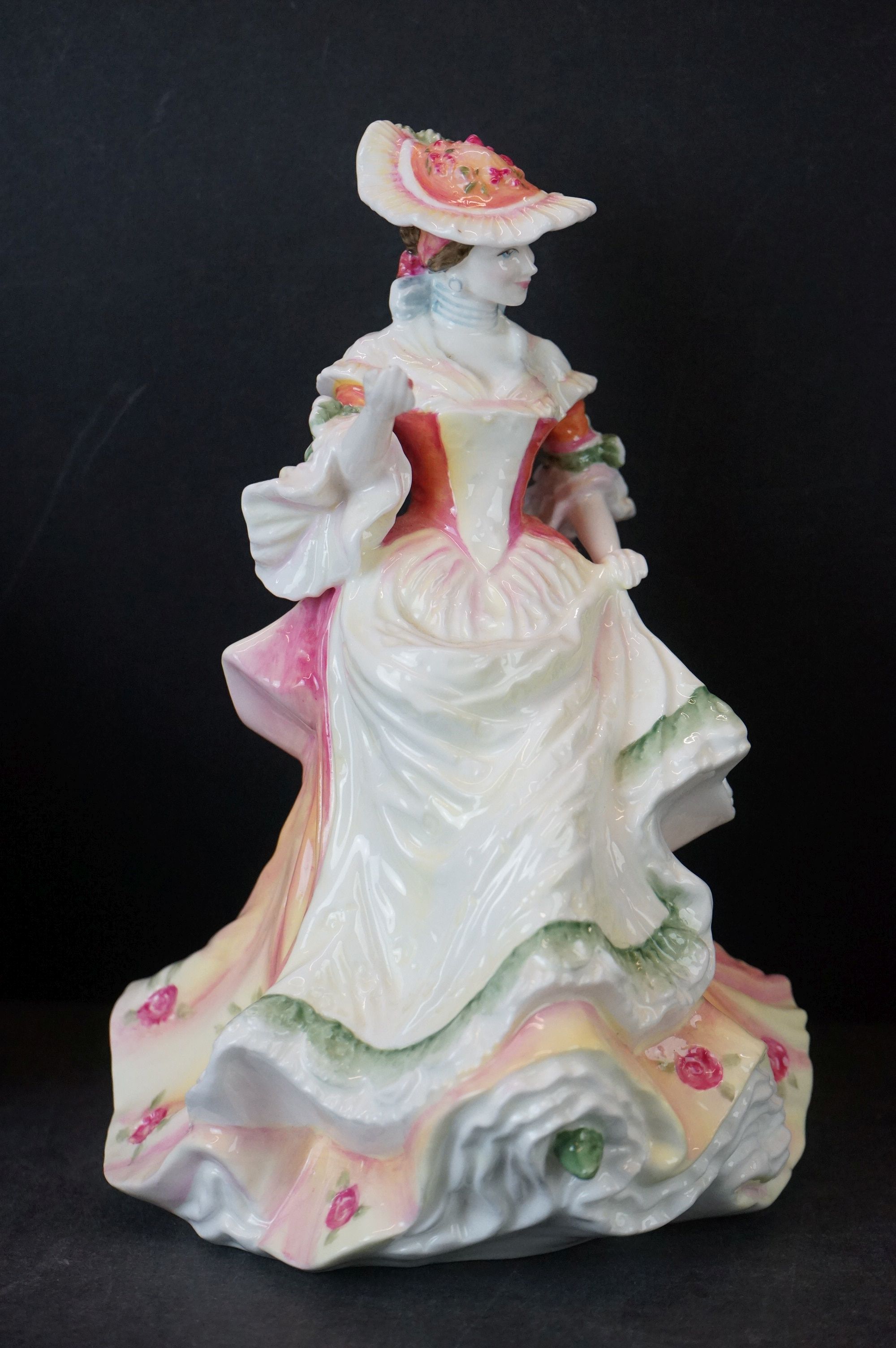 Seven Royal Doulton Figurines including Alexandra, Masque, Moll Flanders, Southern Bell, Primrose, - Bild 9 aus 11