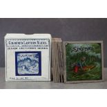 Boxed Set of Eight Primus ' Sinbad ' Coloured Magic Lantern Slides