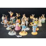 Collection of Eighteen Royal Doulton Bunnykins Figures