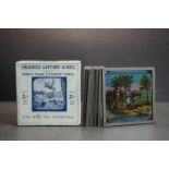 Boxed Set of Eight Primus ' Jack and the Beanstalk ' Coloured Magic Lantern Slides