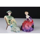 Two Royal Doulton Figurines - Lady Fayre HN1265 and Ascot HN2356