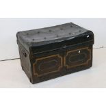 Victorian Tin Trunk, 75cms long