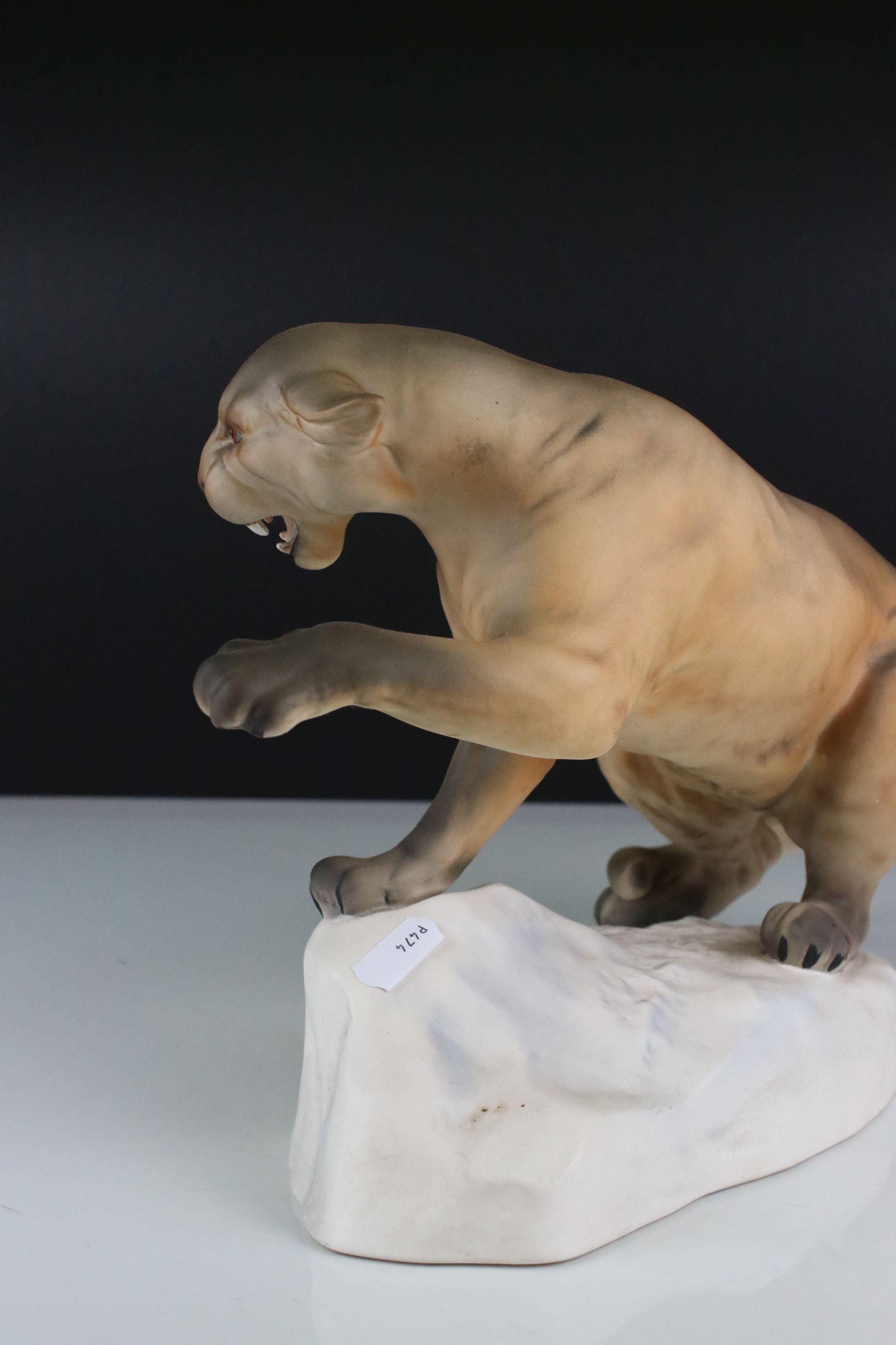 Beswick Matt Puma on Rock, model 1702 - Bild 4 aus 7