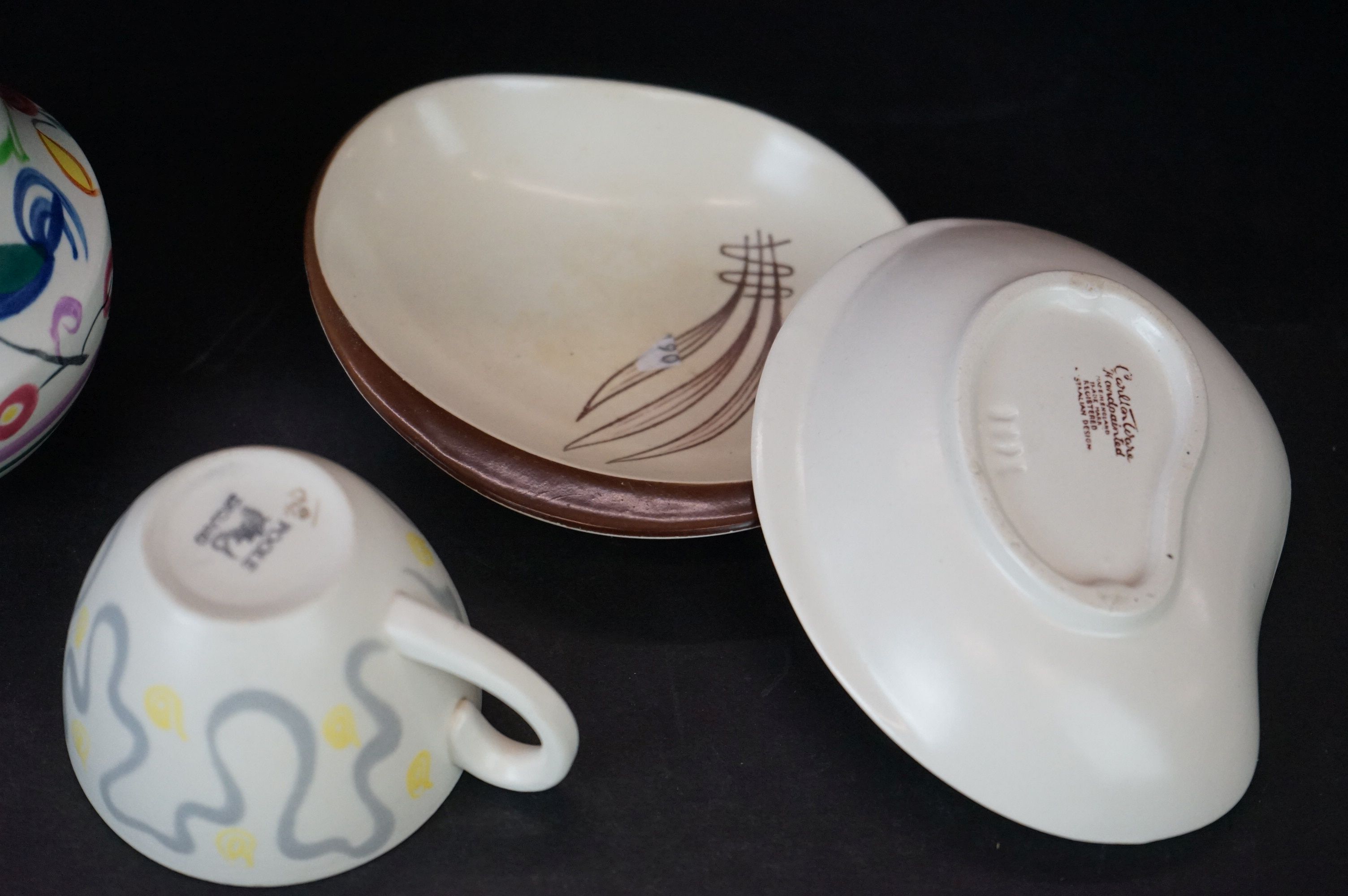 Collection of Poole Pottery including Three Aegean Plates, African Sky Plate, Part Coffee Set and - Bild 5 aus 13