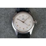 A 1940's gents Tudor Oyster automatic wristwatch.
