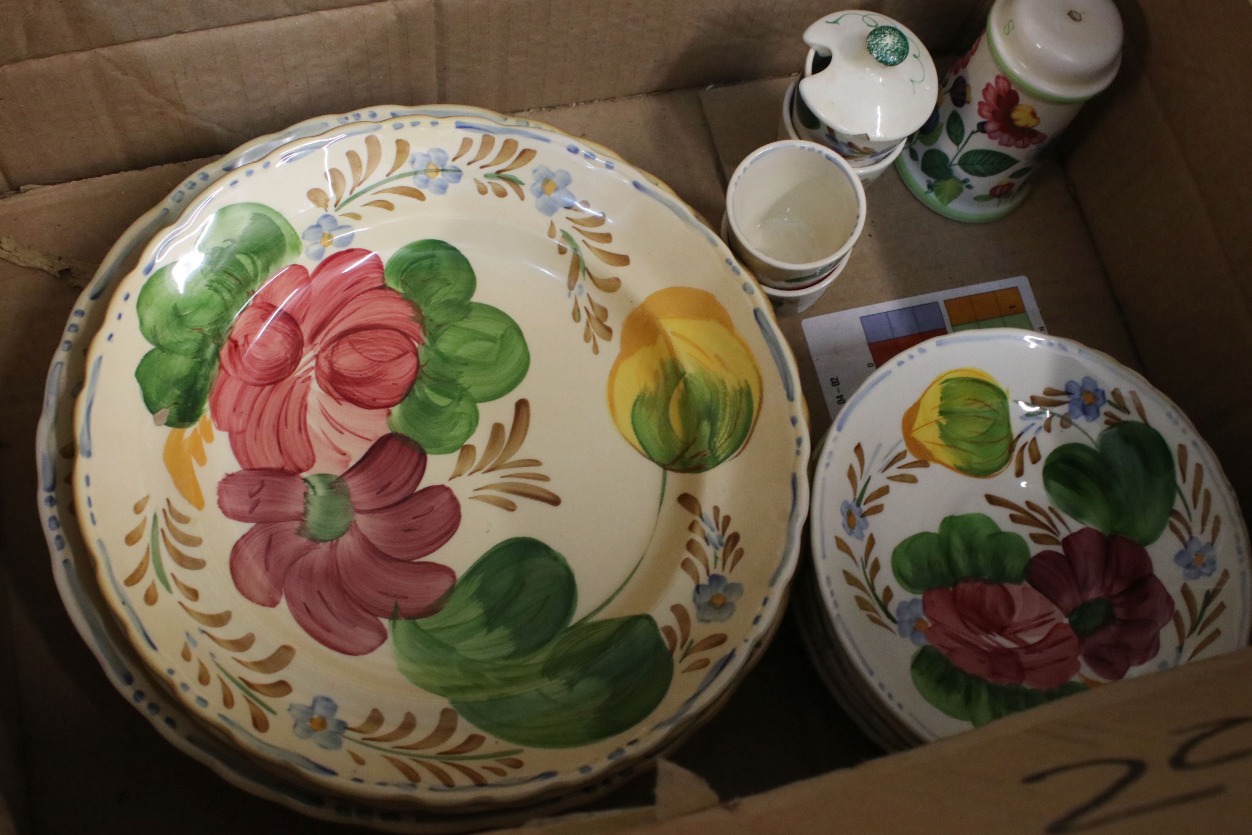 Collection of 1940's Simpsons ' Belle Fiore ' Tea and Dinner ware including 8 Bowls, 12 Tea - Image 6 of 7