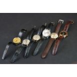 Collection of vintage Swiss watches, to include Lucerne, Patrix De Luxe, Costal Lux Date etc