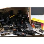 Large collection of 110 film and disc format cameras including Kodak, Pentax and AGFA