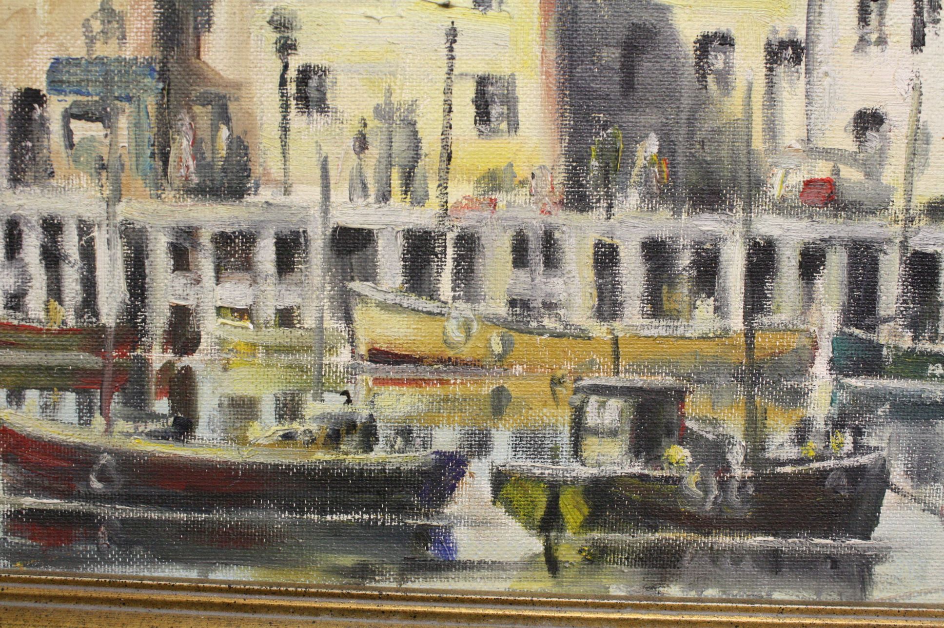 C D Taylor, Oil Painting of Whitby Harbour signed and dated bottom right 1968, 63cms x 48cms, framed - Image 2 of 4
