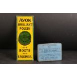 Advertising - Avon Brilliant Polish for Boots and Leggings ' Sign, 20cms x 8cms together with