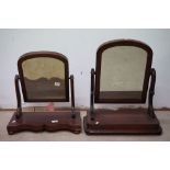 Two 19th century Swing Dressing Table Mirrors