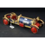 Meccano component built model of a Vintage Car, 36cms long