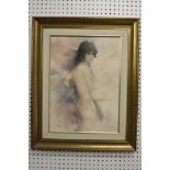 Contemporary Oil Painting on Board of a Nude Woman, signed, 55cms x 39cms, framed