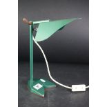 Mid century Modernist Green Desk Lamp