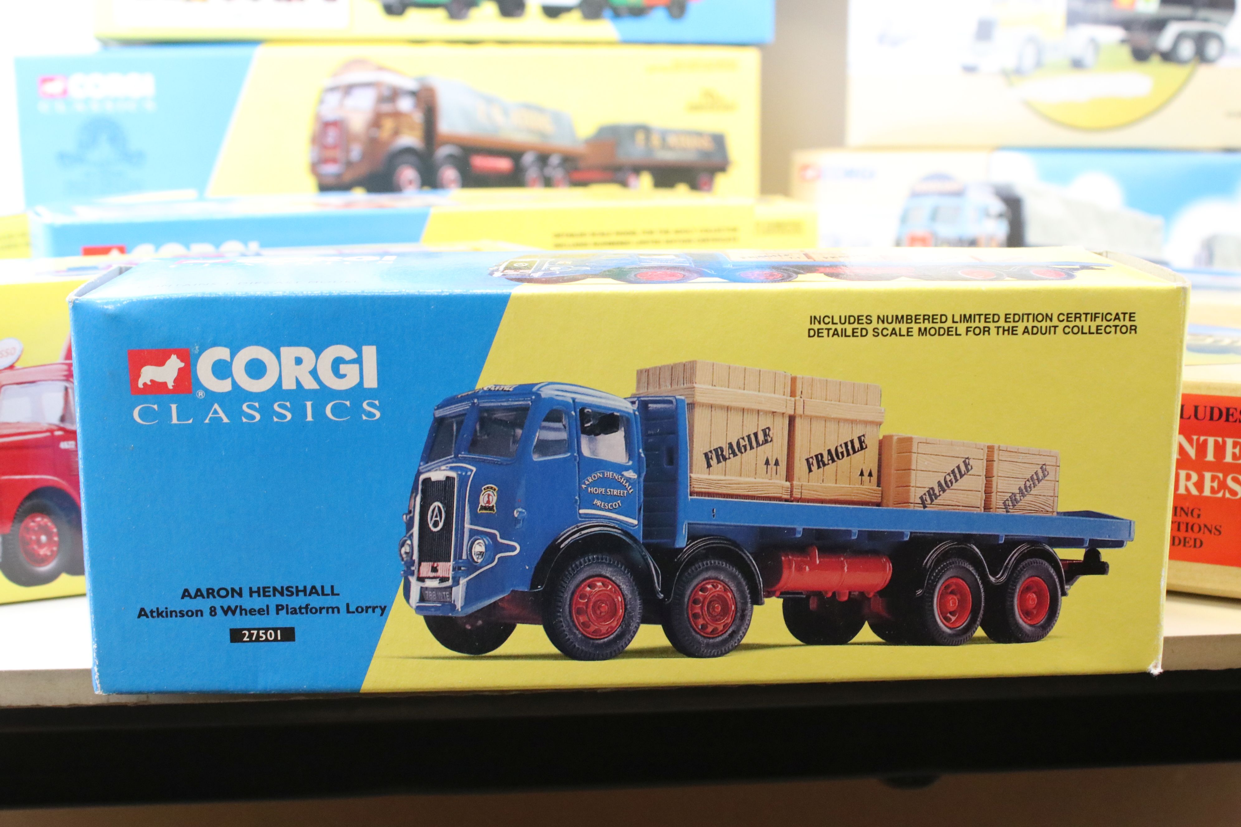 16 Boxed Corgi Classics diecast models to include 27601 Atkinson 8 Wheel Truck & Trailer with - Image 2 of 11