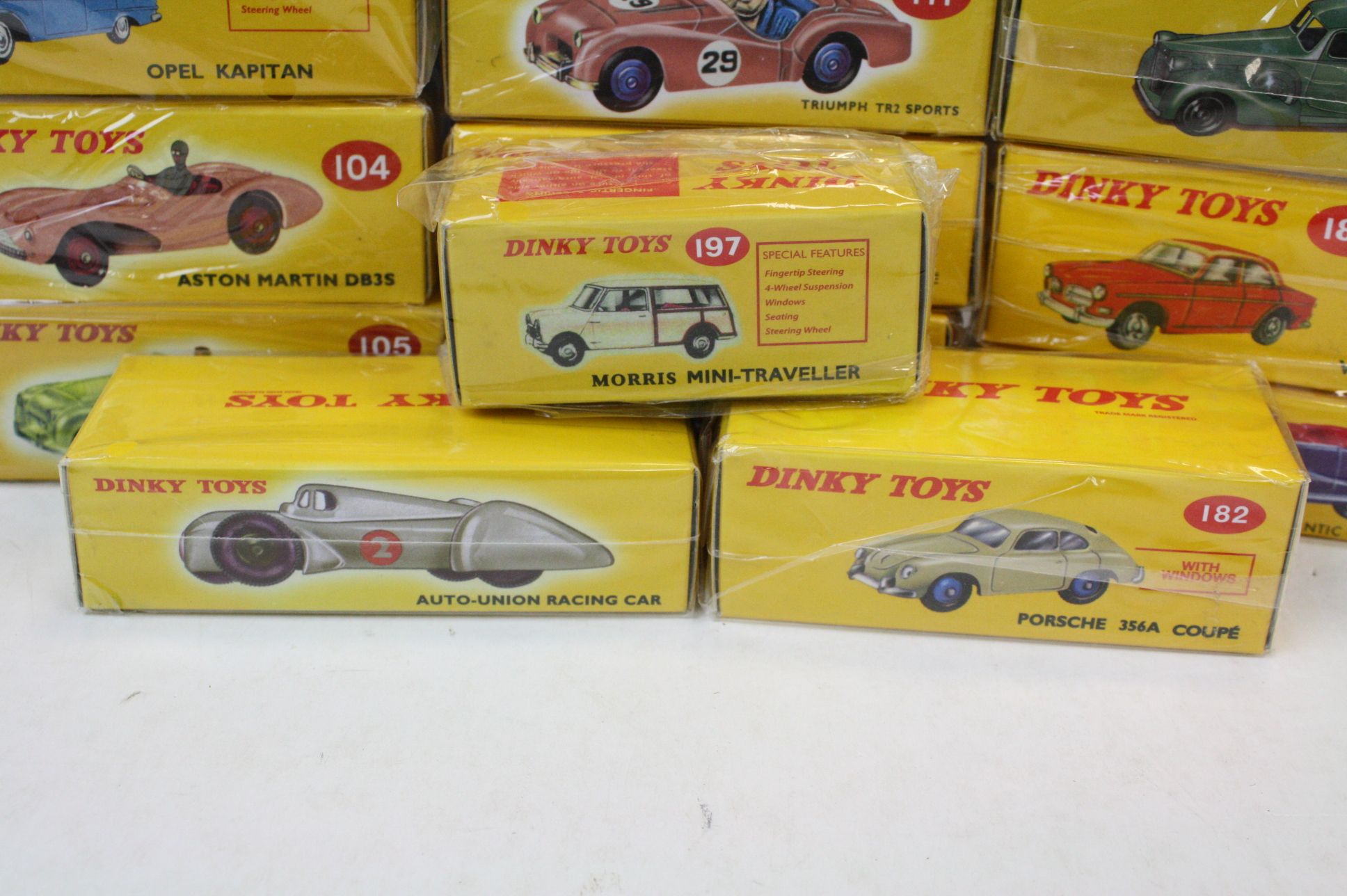 13 boxed Dinky Atlas Editions diecast models, all sealed, to include 23D Auto Union Racing Car, - Image 2 of 4