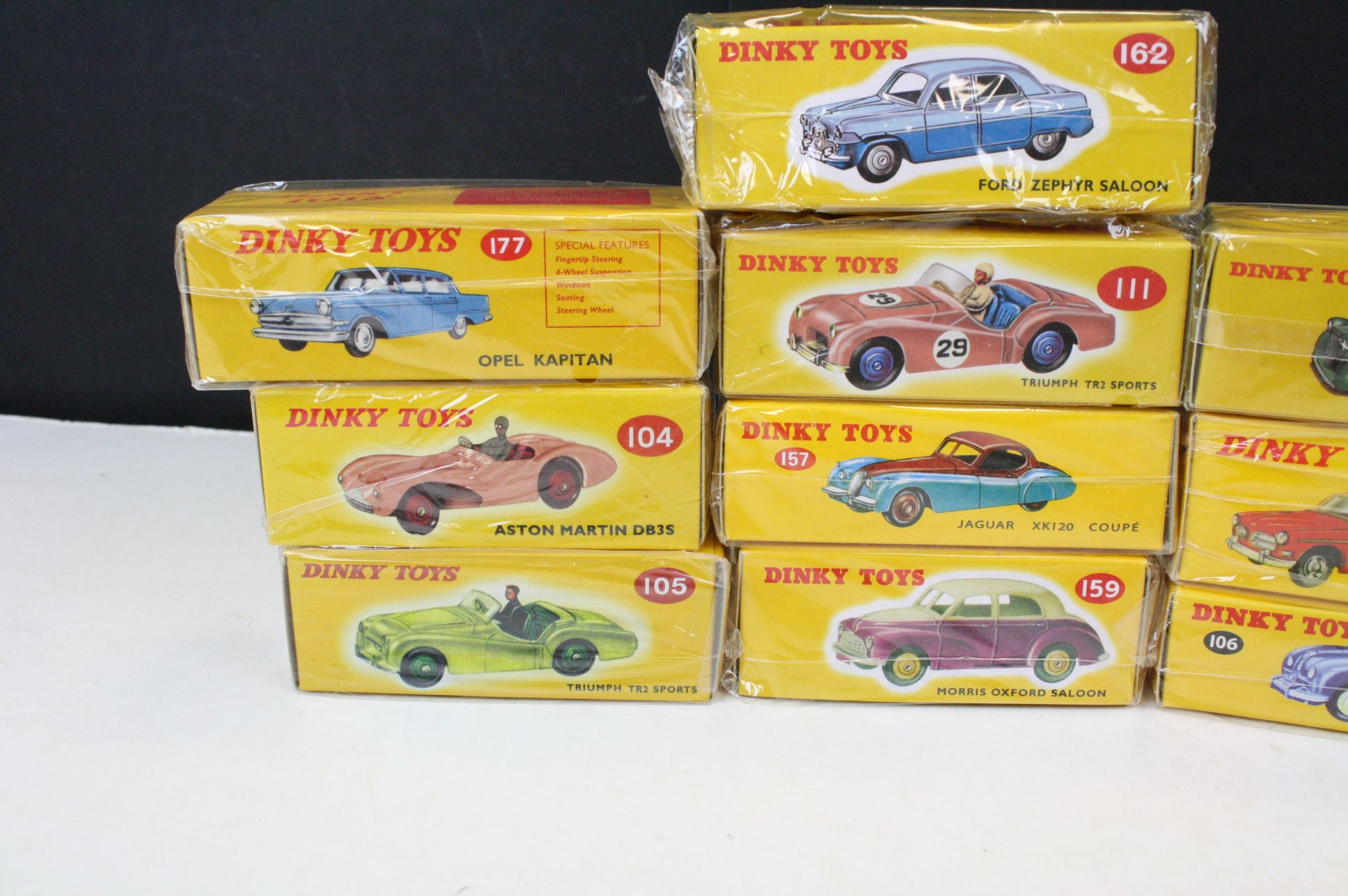 13 boxed Dinky Atlas Editions diecast models, all sealed, to include 23D Auto Union Racing Car, - Image 3 of 4