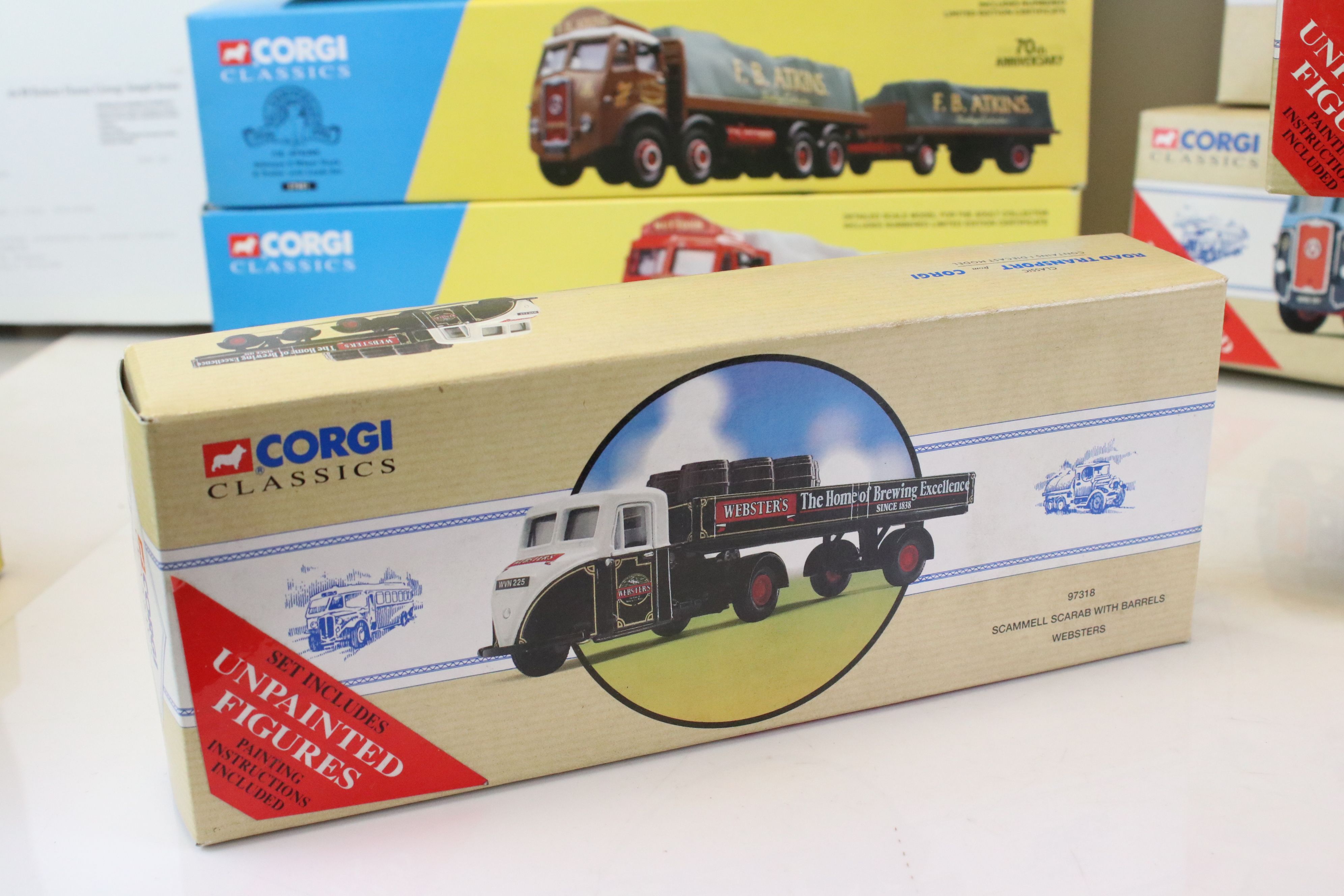 16 Boxed Corgi Classics diecast models to include 27601 Atkinson 8 Wheel Truck & Trailer with - Image 11 of 11