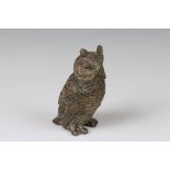 Bronze figure of a lucky owl