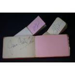Music Autographs - Three 1970s autograph books with multiple signatures, to include Roy Orbison,