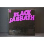 Vinyl - Black Sabbath Master Of Reality WWA 008 box sleeve with WWA 008 sticker to top right rear.