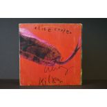 Vinyl & Autographs - Alice Cooper Killer signed to front by Alice Cooper