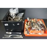 A large collection of silver plated items to include Toast racks, bowls and a large selection of