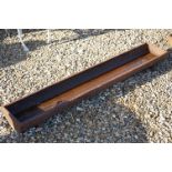 Antique Cast Iron Feed Trough / Garden Planter, 152cm long x 14cm high