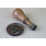 A 18th century desk seal for M D'Arcy Malt Whiskey Sandymount & an Italian plaque