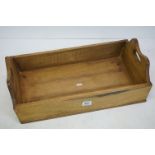 Pine dough tray