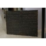 Midland Railways Cast Iron Sign Trespass Sign dated Jun 1899, 68cm x 51cm