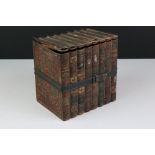 Huntley & Palmers Biscuit Tin in the form of Leather Bound Books, 16cm wide