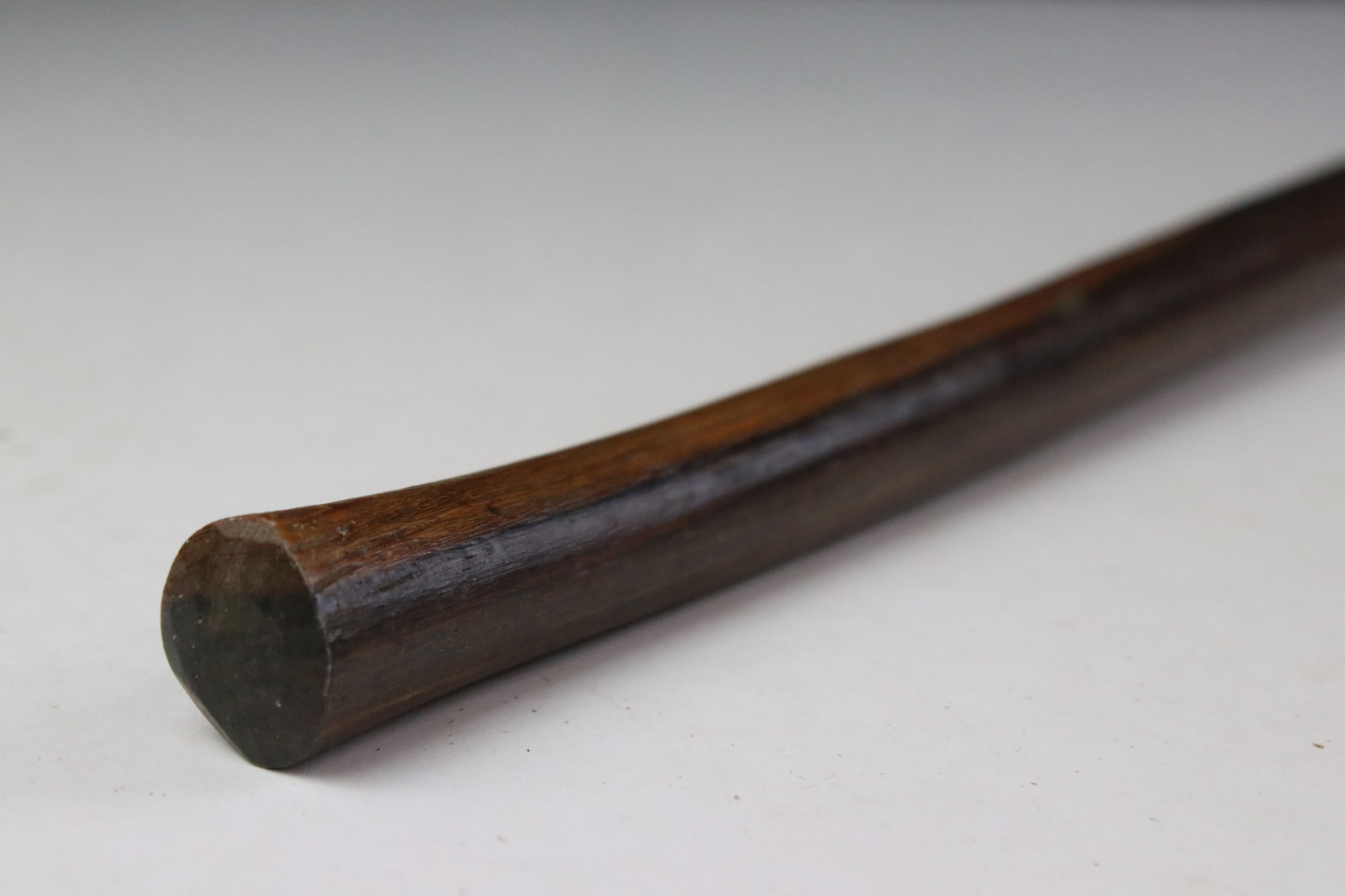 Late 19th / Early 20th century African Lignum Vitae Knobkerrie, 70cm long - Image 3 of 4