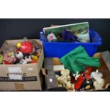 Mixed Lot of Toys including Happy Meal Toys, Snoopy, Wallace and Gromit, Beanie Babies, etc