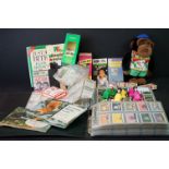 Group of Brooke Bond collectables, to include trade cards, playing cards, cassettes etc