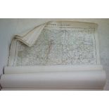 Collection of ten Ordnance Survey maps