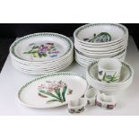 Portmeirion ' Botanic Garden ' ware comprising 7 dinner plates, 6 side plates, 6 pasta bowls, 5